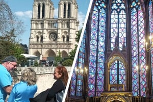 Parijs: Wandeltour Notre Dame Exterieur met Sainte Chapelle