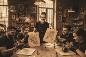 Parijs: tatoeageworkshop met een professionele kunstenaar