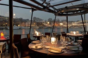 Cruise med høydepunkter langs Seinen med valgfritt HOHO-pass