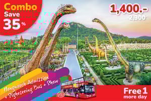 Tour in autobus Hop-on Hop-off e Nongnooch Pattaya Combo