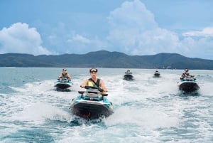 Pattaya: 4 ore di adrenalina pura in moto d'acqua su 3 isole con snorkeling