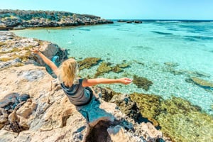 De Fremantle: Balsa para a Ilha Rottnest e ingresso de entrada