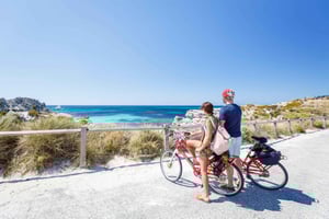 Vanuit Perth: Rottnest Eiland Ferry & Fietstocht