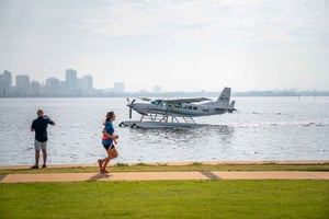 Vanuit Perth: Watervliegtuigvlucht naar Rottnest Island met lunch