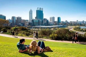 Stadsverkenning in de ochtend van Perth & Fremantle