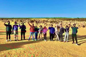 Perth: Pinnacles Desert Lobster Tour met ochtendthee