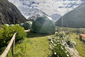 5 päivän Salkantay-vaellus Machupicchu Sky Lodge Domeen (Machupicchu Sky Lodge Dome)