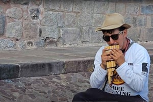 Cusco : Historische wandeltour en toeristisch uitzichtpunt en Andes-muziekshow