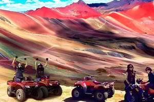 Cusco: Privat ATV-tur til det fargerike fjellet Vinicunca