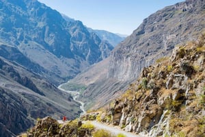 Fra Arequipa: 2-dages vandring til Colca Canyon med afslutning i Puno