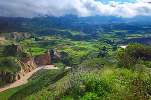 Desde Arequipa: tour de 2 días al Cañón del Colca con final en Puno.