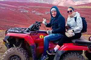 Fra Cusco: Tur til den røde dal og regnbuebjerget på ATV'er