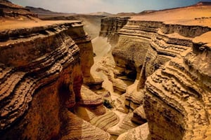 Fra Ica: Utflukt til Cañón de los Perdidos (De fortaptes kløft)