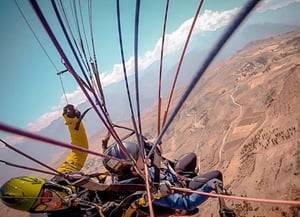 Hang-gliding and paragliding - Alley of Huaylas