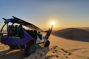 Lima: Flug über die Nasca-Linien - Sandboarding Buggy-Tour Huacachina