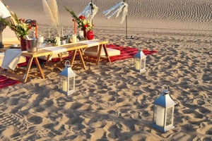 Private picnic in Huacachina