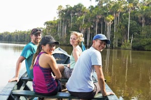 Puerto Maldonado: Sandoval Lake 4 dage, 3 aftenture med guide