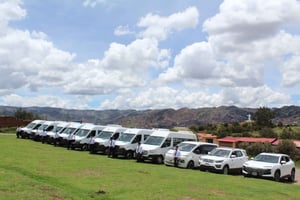Vervoer van je hotel in Cusco naar het treinstation in Poroy.