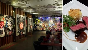 B-Hive Gallery, Bar en Restaurant