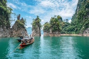 De Phuket: Cheow Lan Lake Pernoite em um resort com refeições