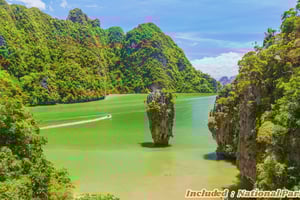 Из Пхукета: остров Джеймса Бонда на большом катере и каноэ