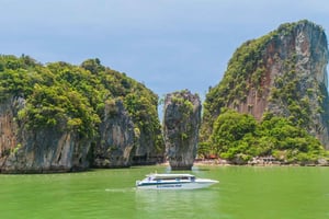 De Phuket: Baía de Phang Nga e Ilha James Bond de lancha rápida