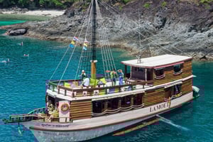 Khao Lak: Traditionell båt till Phang Nga Bay och Hong Island