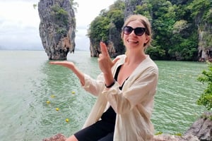 Barca a coda lunga nella baia di Phang Nga con pranzo