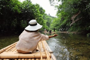 Phuket: Bamboo Rafting and Sea Turtle Conservation Day Trip