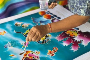 Phuket: Batik-workshop med fremstilling og maling