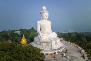 Phuket: Wat Chalong, Viewpoint, and Old Town Guided Tour