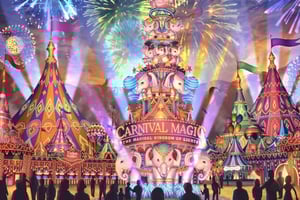 Phuket: Spettacolo di magia di Carnevale con cena a buffet