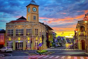 Phuket: Halvdagssightseeing i Gamla stan med lokal guide