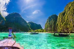 Phuket; Phi Phi, Maya Bay, Bamboo eller Khai Island Speedboat