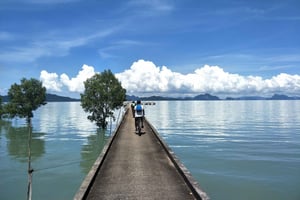 Phuket: Dagsutflykt till Yao Island med cykling och strand