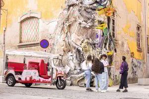 Tour notturno delle luci di Natale a Porto