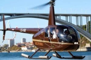 Porto: Panoramahelikopterflygning + Tuk Tuk-tur eller kryssning