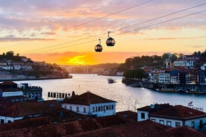 Wandeltour van Porto naar Gaia bij zonsondergang - inclusief portwijn