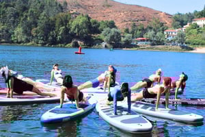 Yoga på Stand Up Paddle Board og tur med hentested
