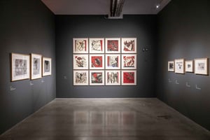 Utstilling David Lynch: Up in Flames