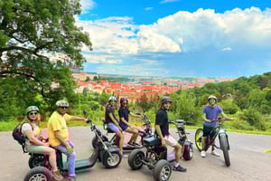 Prague: Heart of Prague Electric Tricycle Scooter Tour