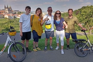 Prag 3-timers sightseeingtur på elektrisk cykel