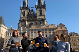 プラハ：ドリンク付き歴史的なパブ ツアー