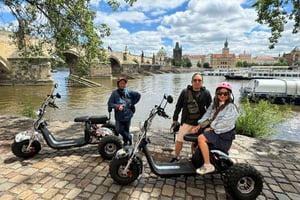Prague Monastery & Panoramic Viewpoint Electric Trike Tour