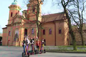 Segwaytour door Praag met oudste kloosters en gratis taxi