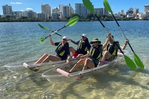 サンフアンで透明カヤックに乗って楽しむエコツアー