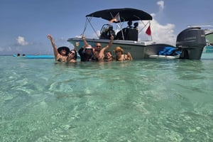 Fajardo : demi-journée de bateau privé à Icacos ou Palomino