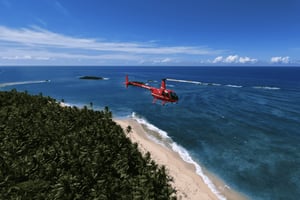 San Juan: Tour privado en helicóptero por la isla
