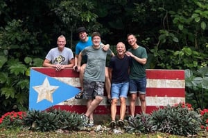 San Juan: Privat regnskogsfossvandring med transport