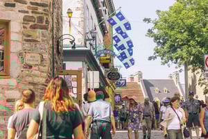 Progressives Abendessen auf der Grande-Allée und History Tour